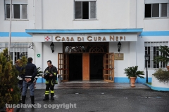 Incendio alla casa di riposo di Nepi