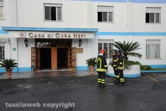 Incendio alla casa di riposo di Nepi