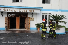 Incendio alla casa di riposo di Nepi