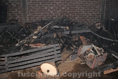 Incendio alla chiesa sconsacrata di via Faul