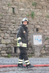 Incendio alla chiesa sconsacrata di via Faul
