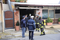 Incendio alla pizzeria \"Il Ladrone\"