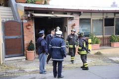 Incendio alla pizzeria \"Il Ladrone\"