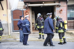 Incendio alla pizzeria \"Il Ladrone\"