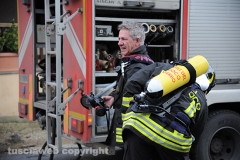 Incendio alla pizzeria \"Il Ladrone\"