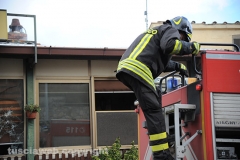 Incendio alla pizzeria \"Il Ladrone\"