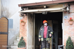 Incendio alla pizzeria \"Il Ladrone\"
