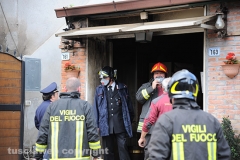 Incendio alla pizzeria \"Il Ladrone\"
