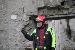 Viterbo - Incendio all\'ex chiesa di santa Croce