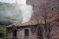 Viterbo - Incendio all\'ex chiesa di santa Croce