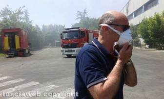Incendio all'impianto di Casale Bussi - Il presidente della Provincia Mazzola