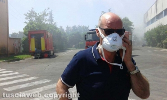 Incendio all'impianto di Casale Bussi - Il presidente della Provincia Mazzola
