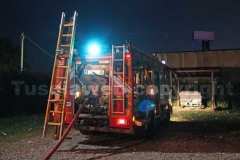 L\'incendio al deposito dell\'Union printing
