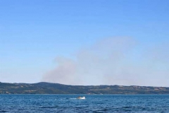 Le immagini dell\'incendio di Gradoli nelle foto di Marco Equitani