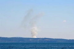 Le immagini dell\'incendio di Gradoli nelle foto di Marco Equitani