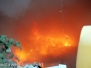 Incendio di rifiuti in strada Castiglione