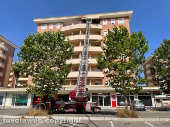 Incendio in appartamento