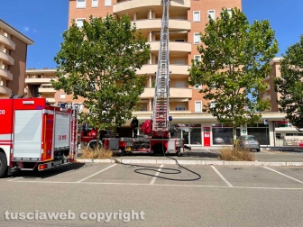 Incendio in appartamento
