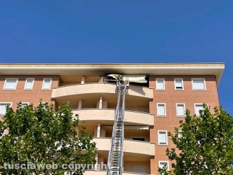 Incendio in appartamento