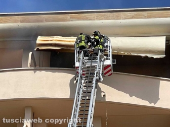 Incendio in appartamento