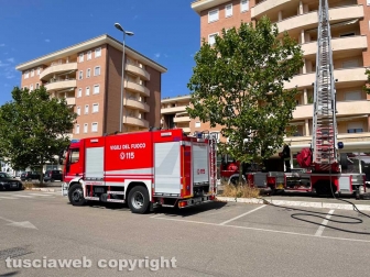 Incendio in appartamento
