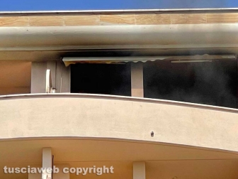 Incendio in appartamento