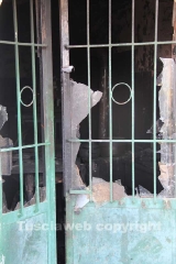La casa andata a fuoco