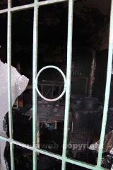 La casa andata a fuoco