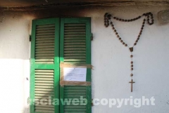 La casa andata a fuoco