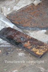 La casa andata a fuoco