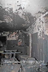 La casa andata a fuoco