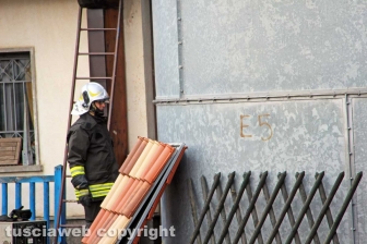 Incendio in falegnameria