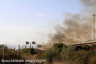 Incendio in località le Masse