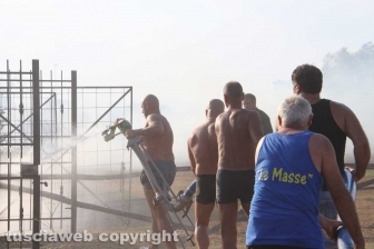 Incendio in località le Masse