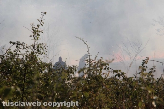 Incendio in località le Masse