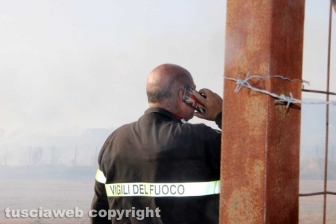 Incendio in località le Masse