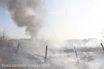 Incendio in località le Masse