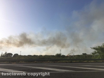Incendio in località le Masse