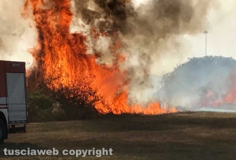 Incendio in località le Masse