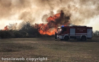 Incendio in località le Masse