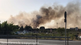 Incendio in località le Masse