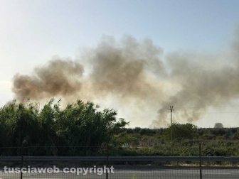 Incendio in località le Masse
