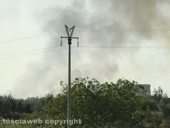 Incendio in località le Masse