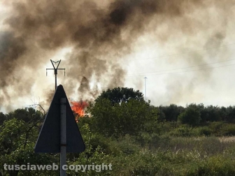 Incendio in località le Masse