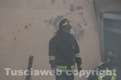 L\'intervento dei vigili del fuoco