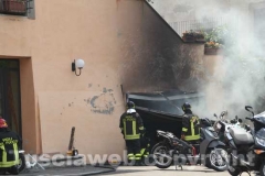 L\'intervento dei vigili del fuoco