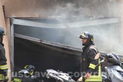 L\'intervento dei vigili del fuoco