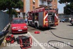 L\'officina incendiata