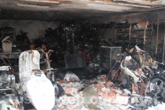 L\'officina incendiata