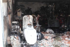 L\'officina incendiata